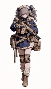 【AIイラスト】Midjourney V7 (Nijiモード) で蘇るミリタリーキャラクター：V5の浪漫と高精細なディテールの融合